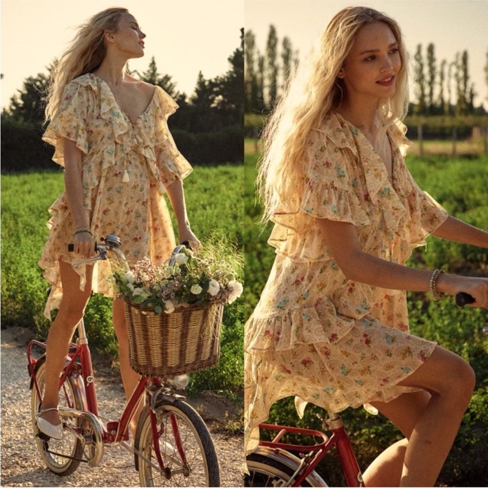 Spell fleur flutter dress